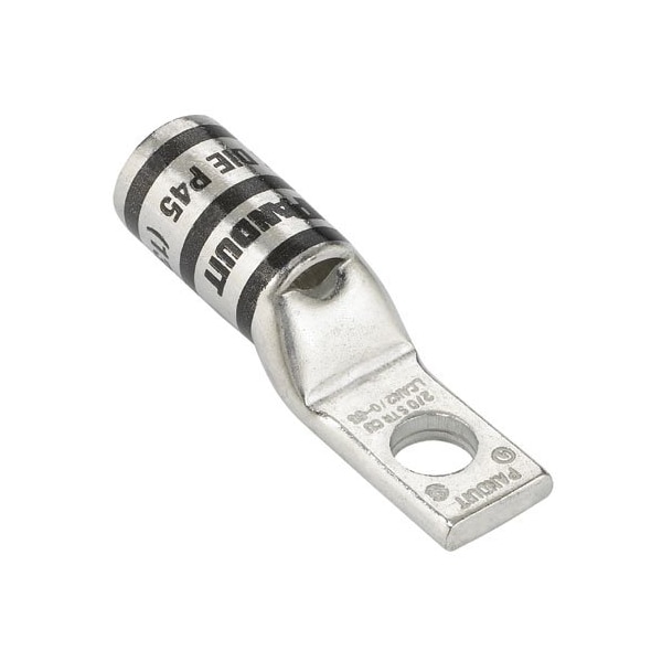 One-Hole Compression Lug, Standard Barrel, Copper, Green